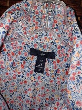 Gap Floral Pop Over Shirt